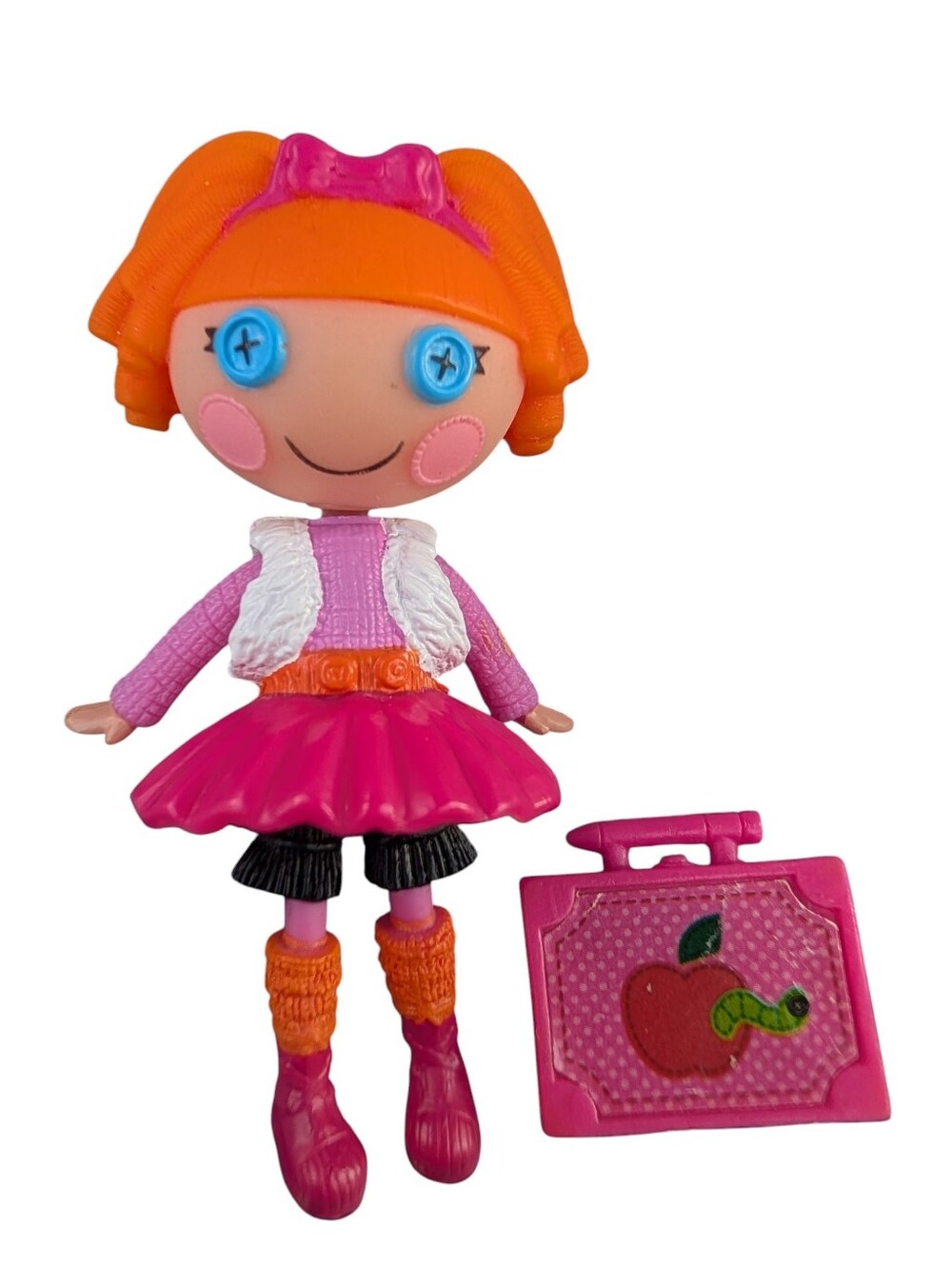 Lalaloopsy Mini Bea Spells A Lot Doll W/ Suitcase Accessory